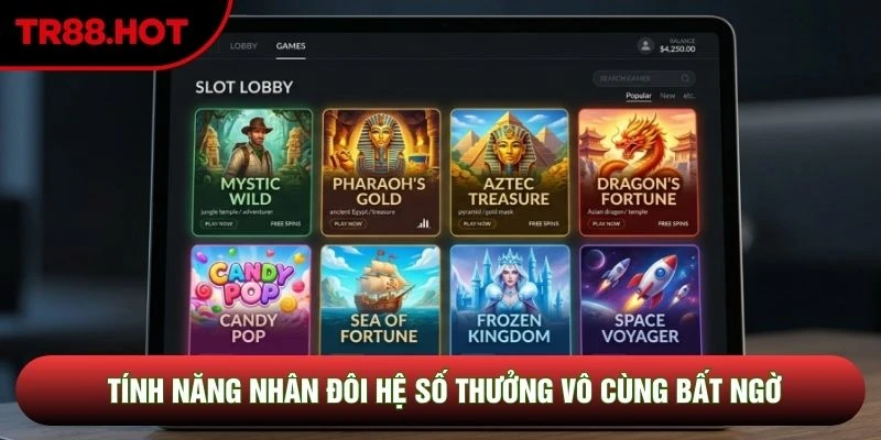 Tính năng nhân đôi hệ số thưởng vô cùng bất ngờ Tính năng nhân đôi hệ số thưởng vô cùng bất ngờ